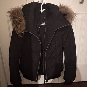 Women Mackage fur bomber jacket